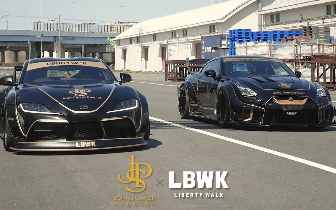 【lbwk】jps黑金涂装 lb宽体牛魔王supra & lb第三代宽体套件gtr35-rr