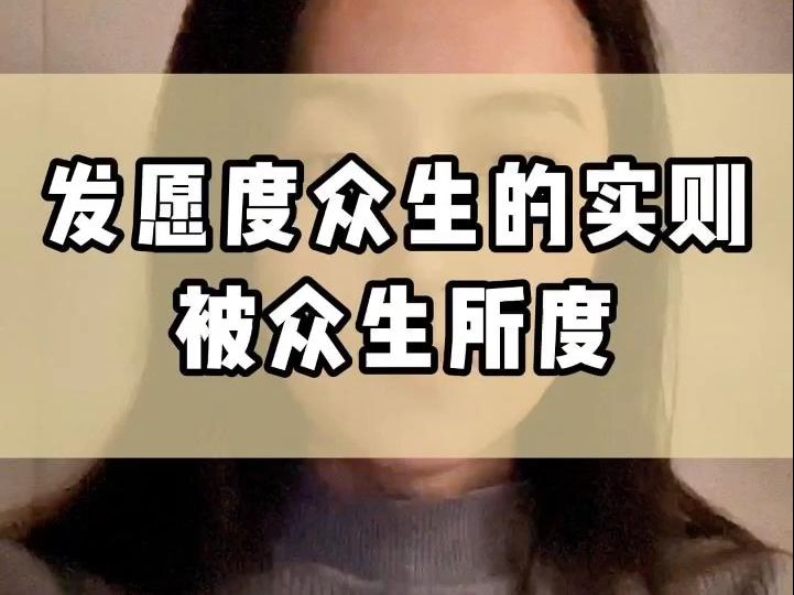 发愿度众生实则被众生所度哔哩哔哩bilibili