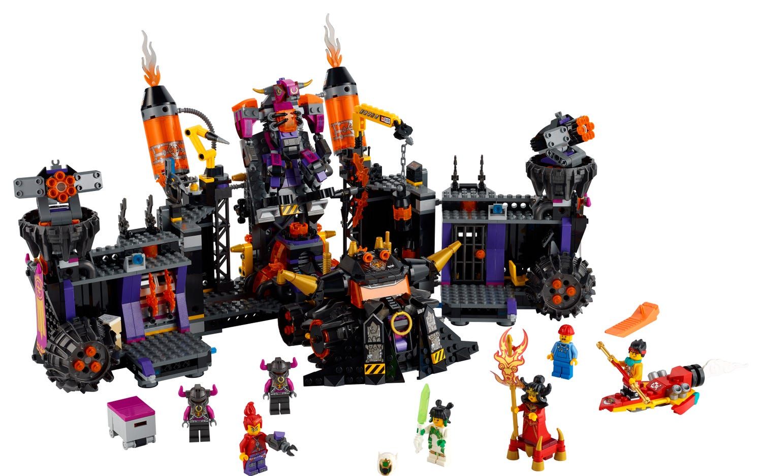 乐高lego80016悟空小侠牛魔王烈火基地2020速拼评测