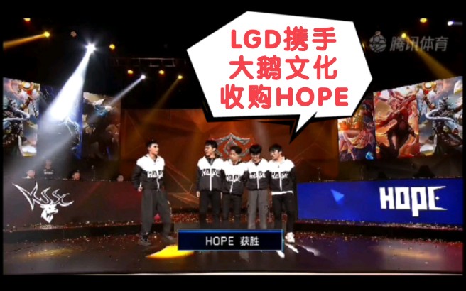 LGD大鹅是怎么来的 原名是HOPE战队 看看他们的巅峰精彩对决 拿下KPL席位哔哩哔哩bilibili