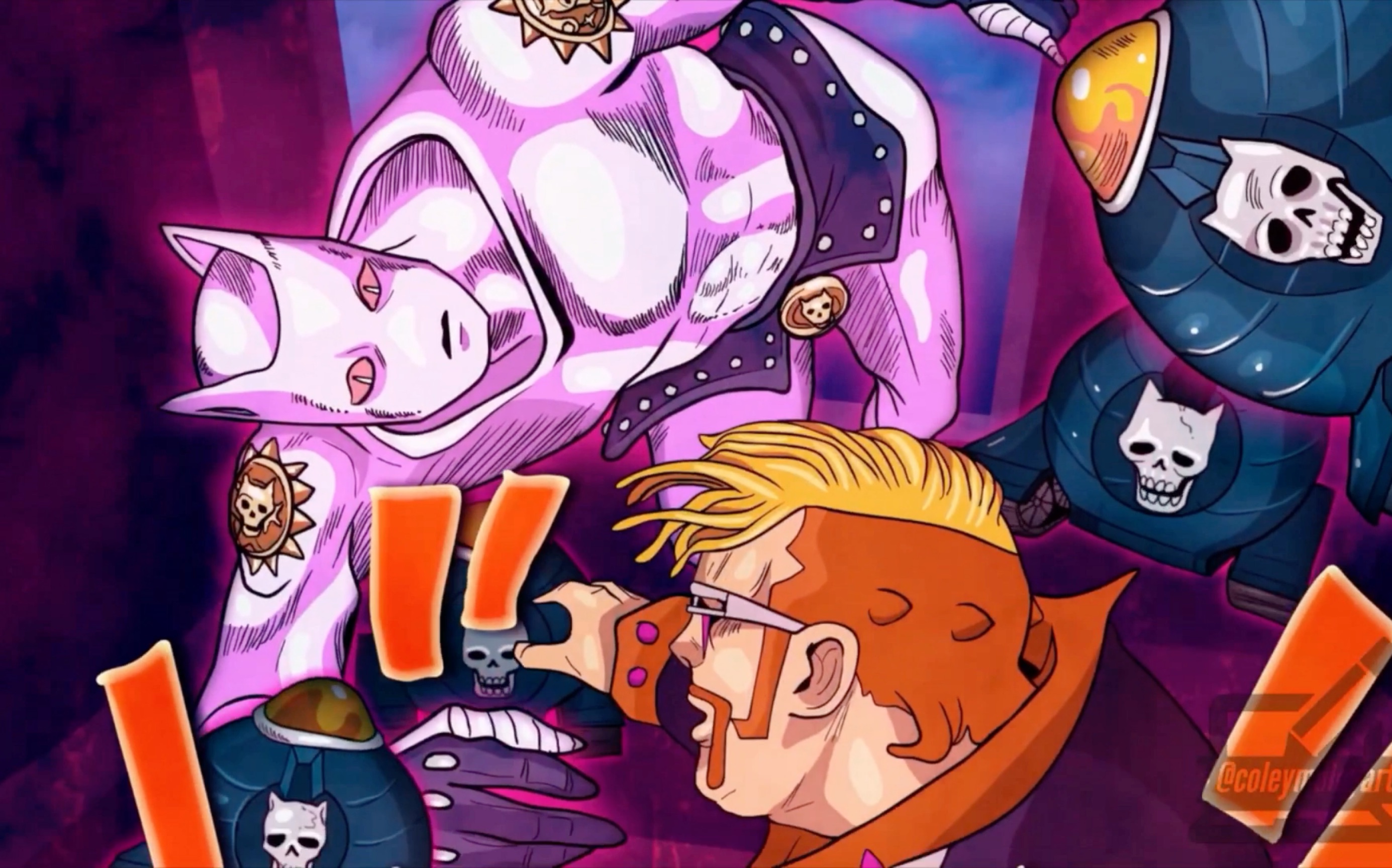 【粉丝自制】jojolion动画 吉良吉影vs田最环 转载