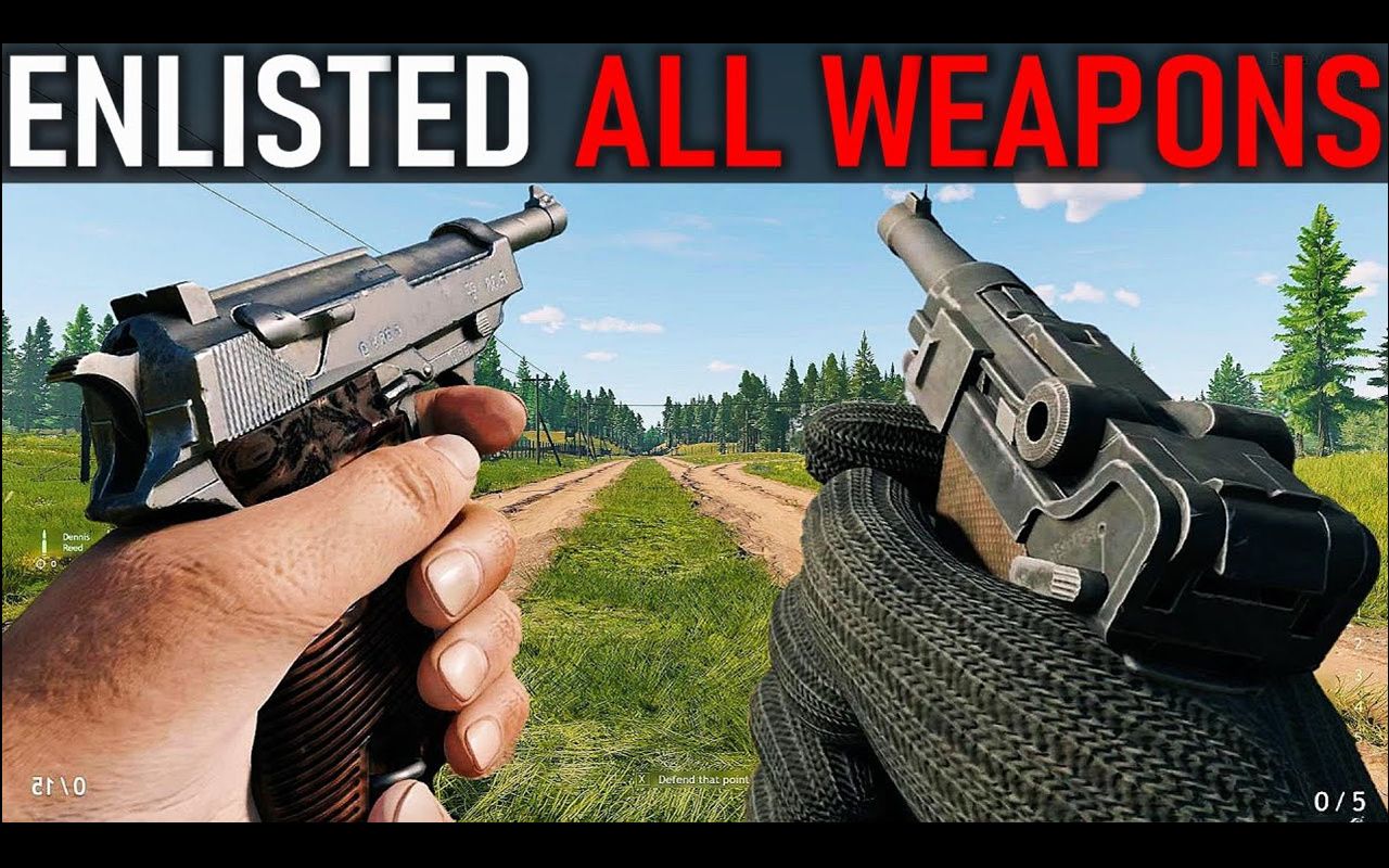 enlisted从军beta版全武器展示