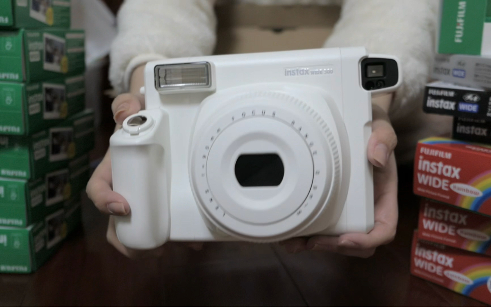 富士wide300纯白色开箱!