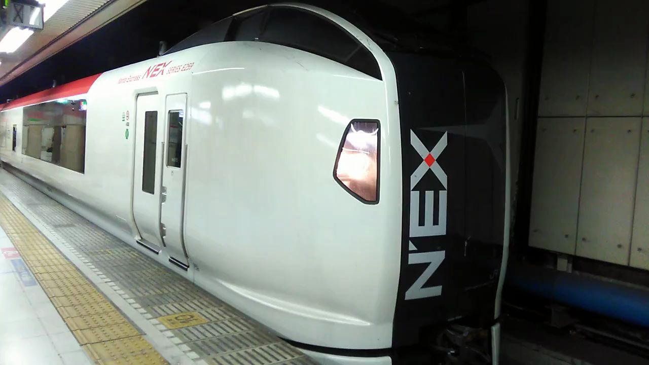 jr东日本e259系成田特快成田エクスプレス发车东京站jo192018年06月03