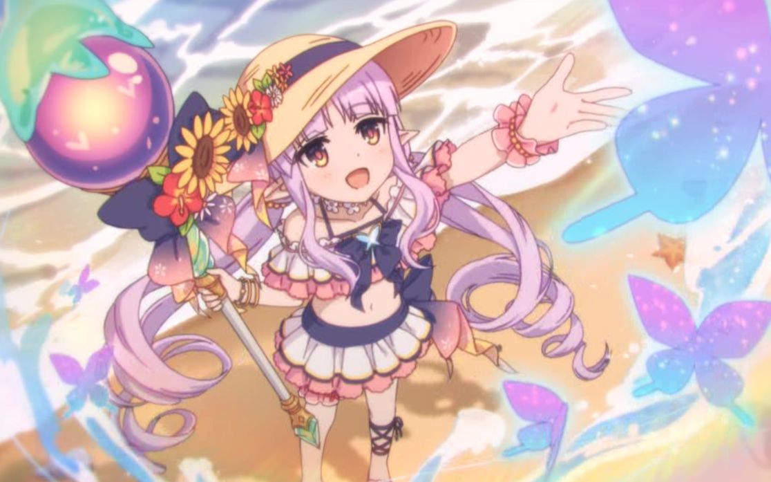 【公主连结】又是t0级演出!泳装镜华 小仓唯泳装角色演示