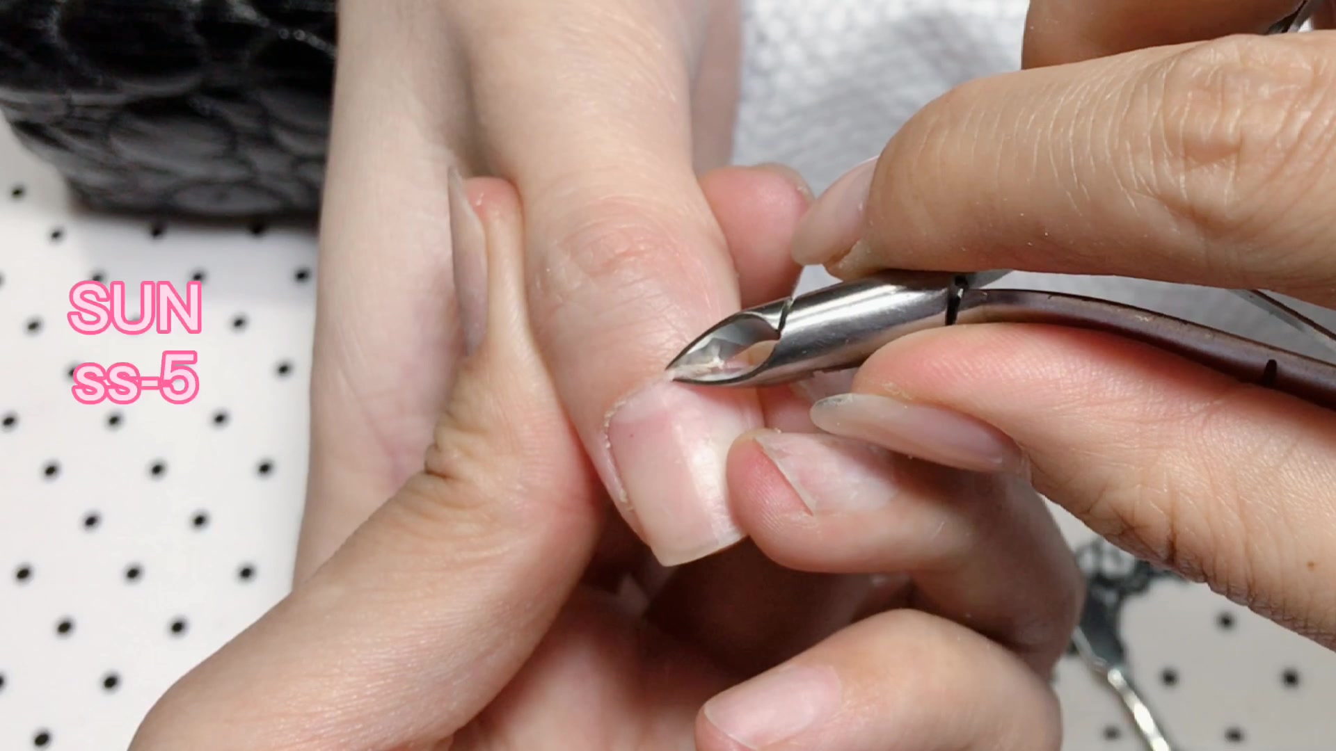 美甲流程106 修甲型一个搓条就能搞定