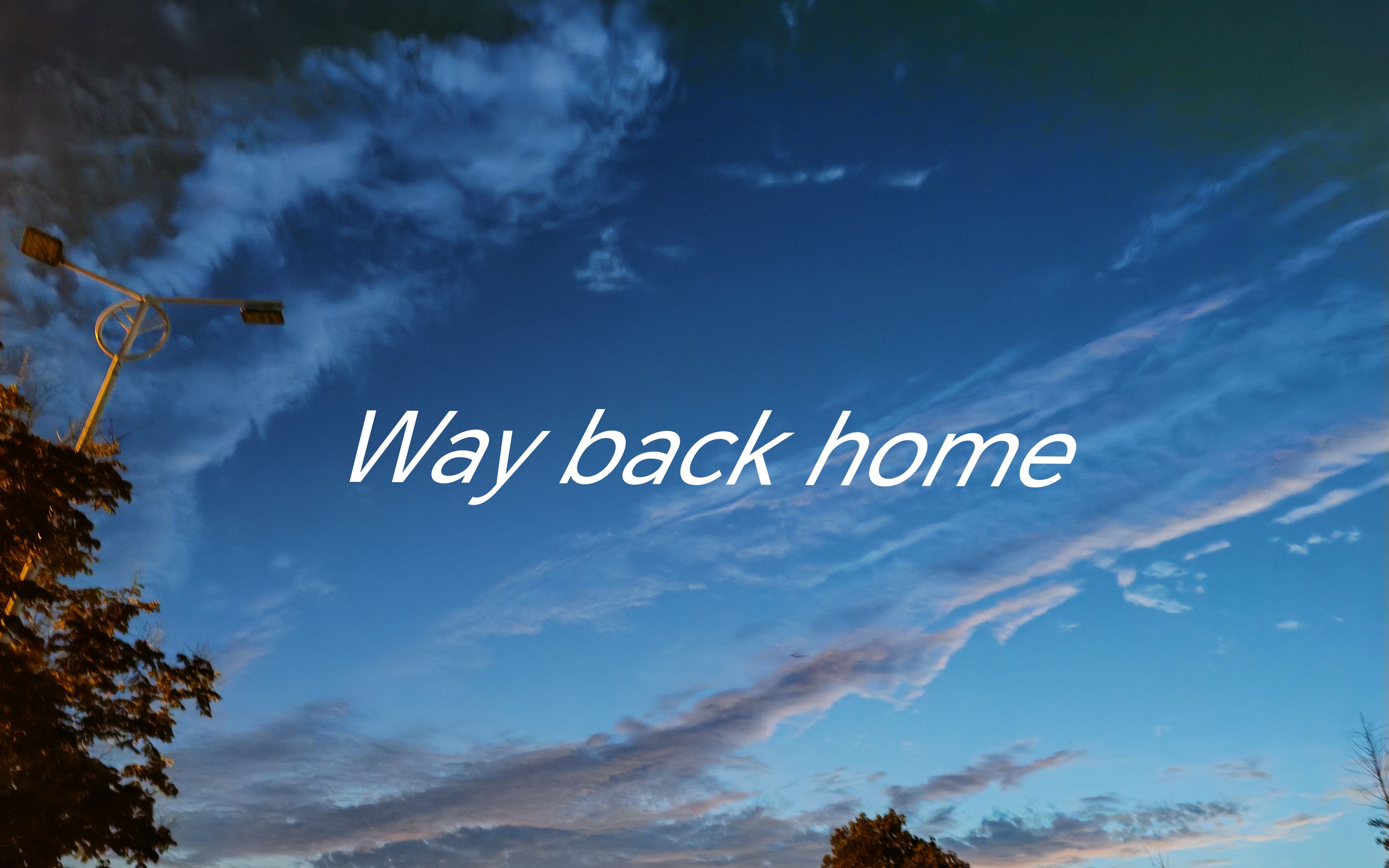 [图]《Way back home》洛天依 | V4中文填词翻唱 致再也无法回去的2018