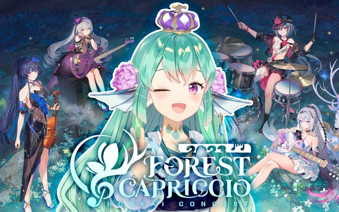 【HONKAI IMPACT 3RD FOREST CAPRICCIO CONCERT WATCHALONG】 YIPPEEE!! 【NIJISANJI EN哔哩哔哩bilibili