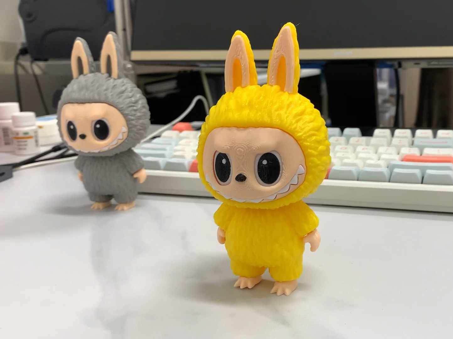3d打印玩具模型拼装,卡通公仔人偶阿布布