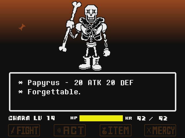 不可视papyrus无药