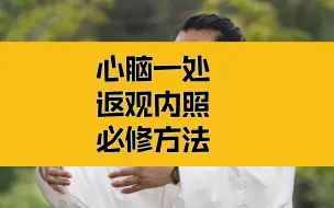 Download Video: 《庄子》：返观内照的必修方法；心脑合一，耳目口鼻相通