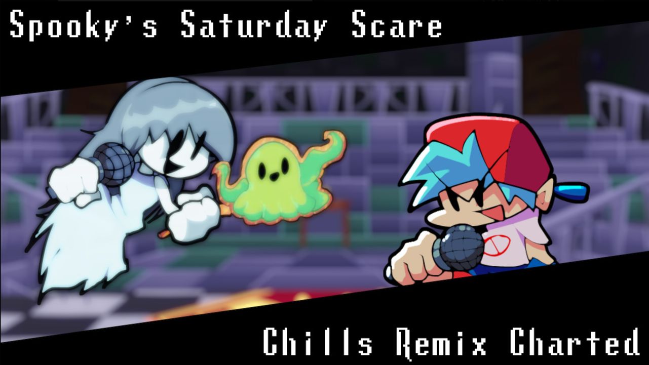 神曲警告!fnf优质单曲模组spooky saturday scare 混音!