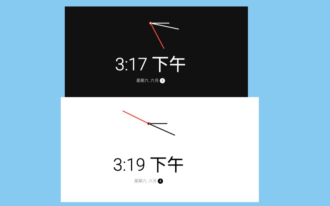 【HTML+CSS+JS】黑白主题时钟哔哩哔哩bilibili