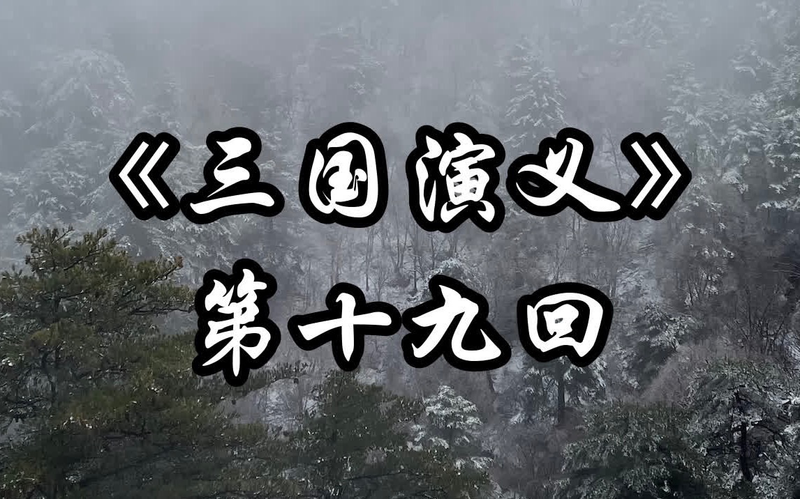 《三国演义》第 019 回: 下邳城曹操鏖兵 白门楼吕布殒命