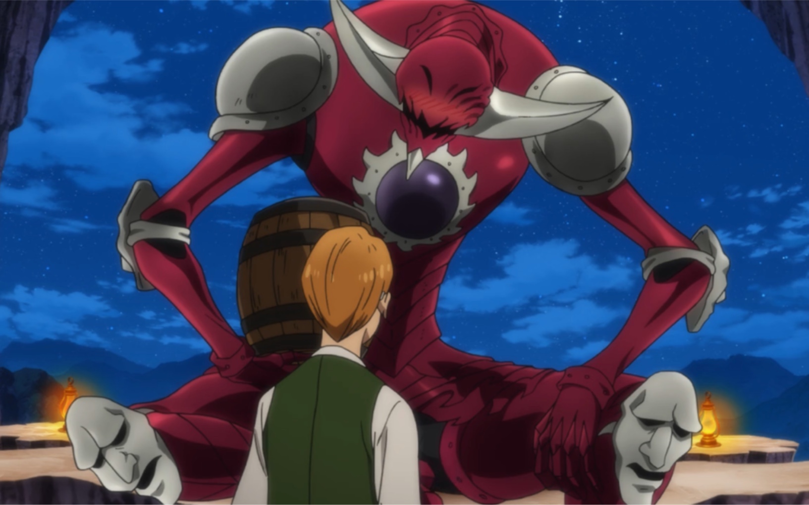 【七大罪】1vs2,经典名场面:伽兰,下次不要这样看着我(秘密酒馆)