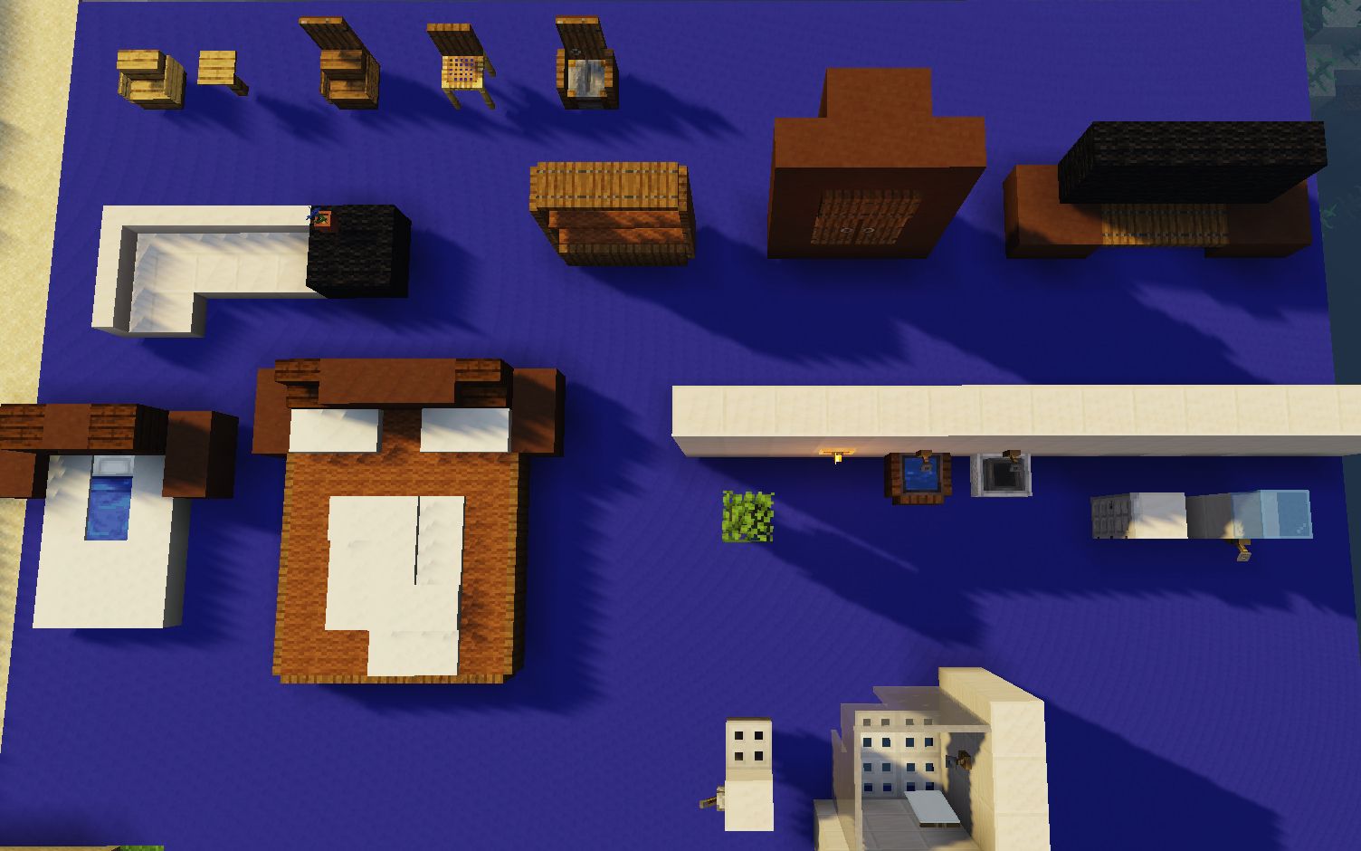 【我的世界】简易家具分享