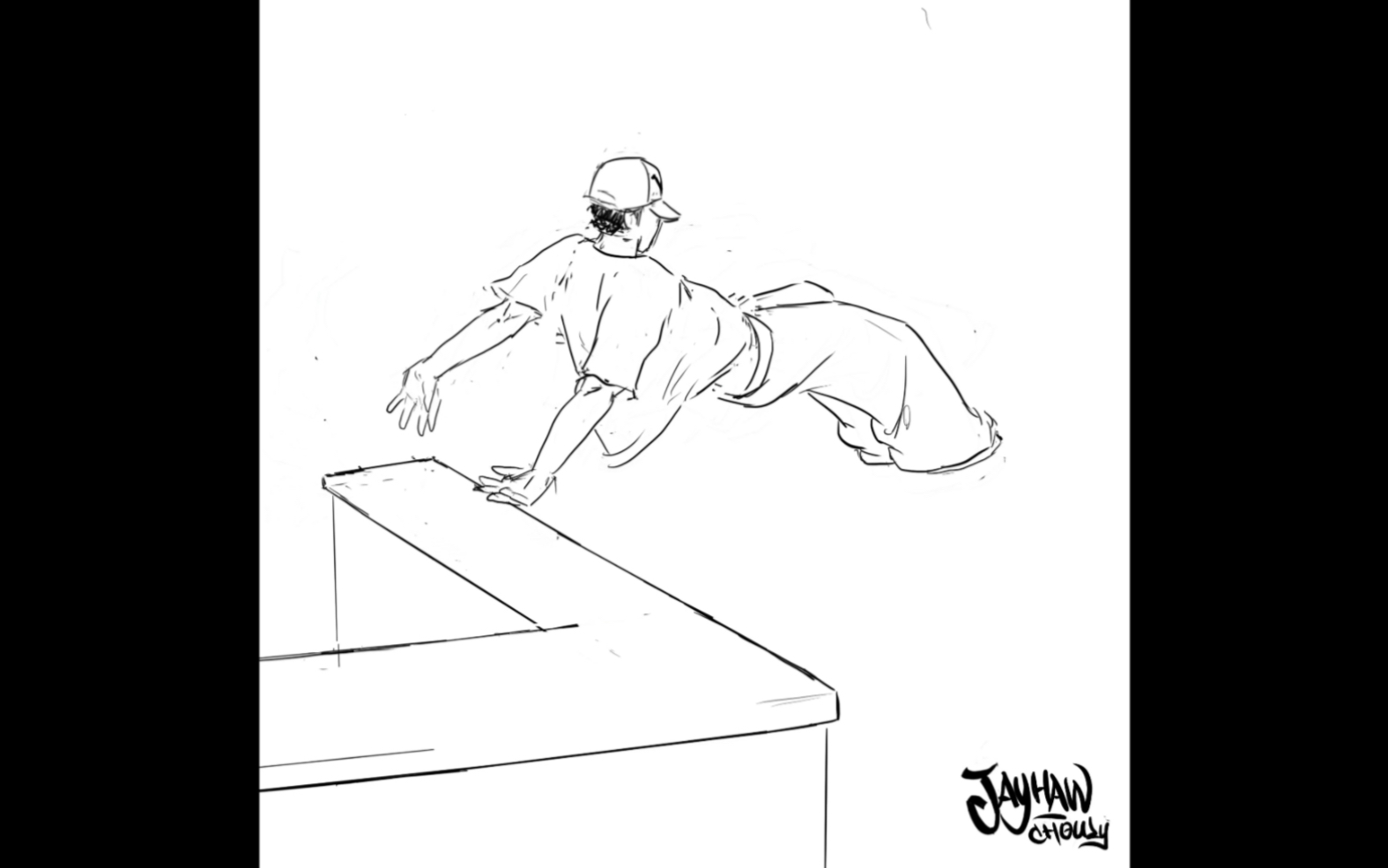 【绘画】肝了30小时逐帧绘制的跑酷动画