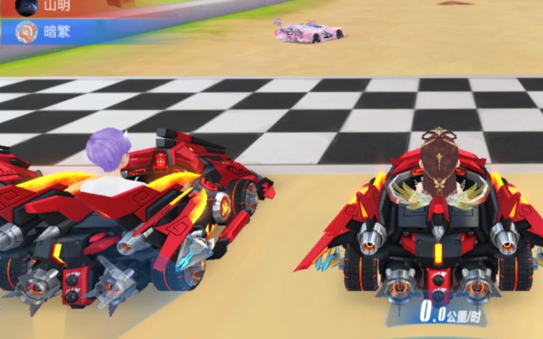 【qq飞车手游】道具赛遇到的bug