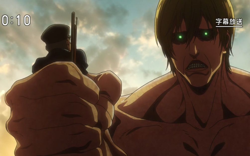 进击的巨人第三季21轮回枭将进巨的力量交给艾伦父亲尤弥尔给女王的