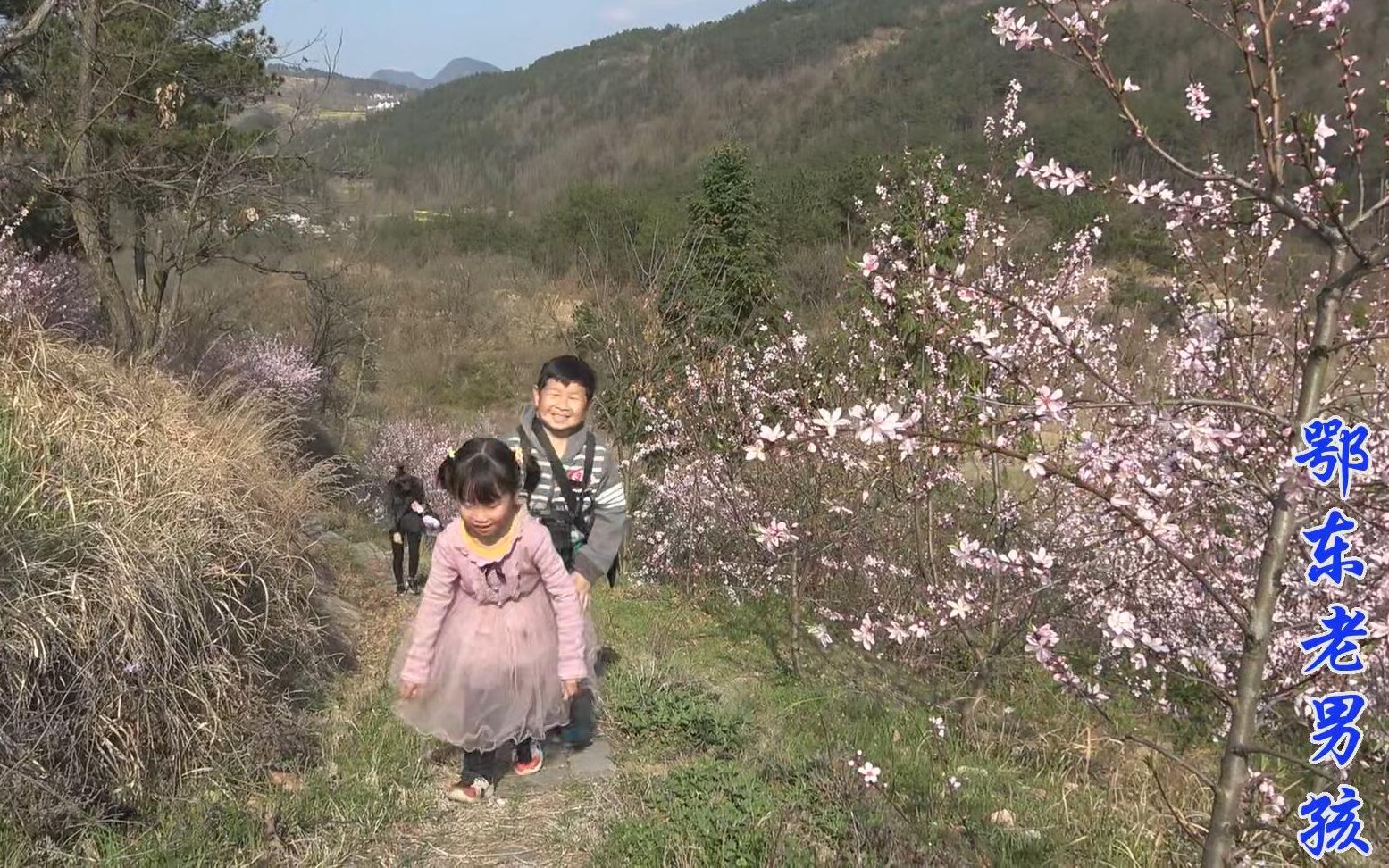 老男孩和家人带侄女踏青,你以为这村子在山脚,其实已经在山顶了哔哩哔哩bilibili