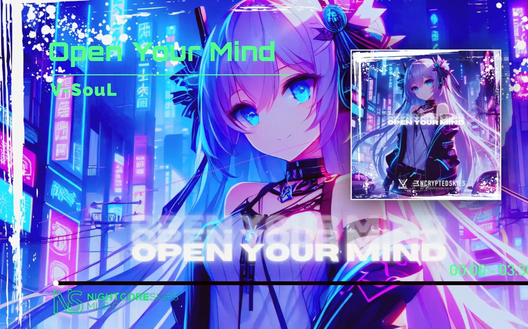 【国人原创euphoric hardstyle】v-soul,nightcoreskies - open your