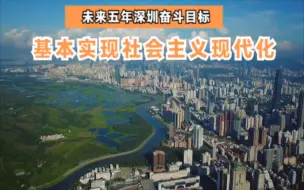 Download Video: 未来五年深圳奋斗目标：基本实现社会主义现代化