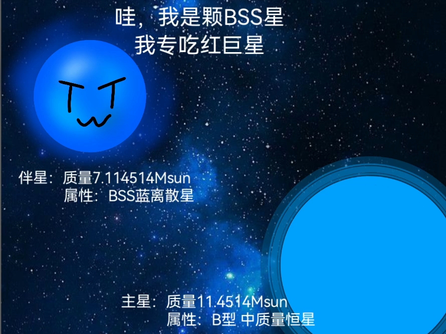 蓝巨星(普通B星)与蓝离散星(BSS星)的双星生命历程哔哩哔哩bilibili