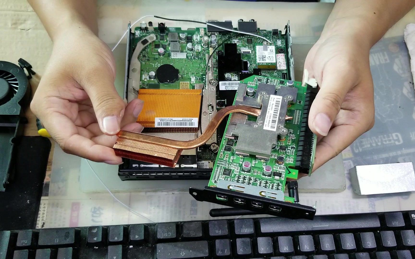 htpc也能玩独显-联想m720q独显改装