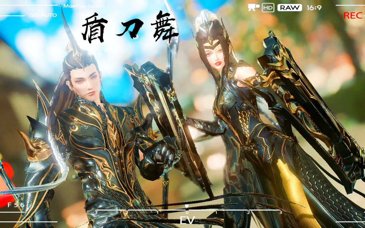 【剑网三mmd】鹤梦苍爹·凌绝盾娘 の 盾刀舞 | 苍云堡の大街卖艺