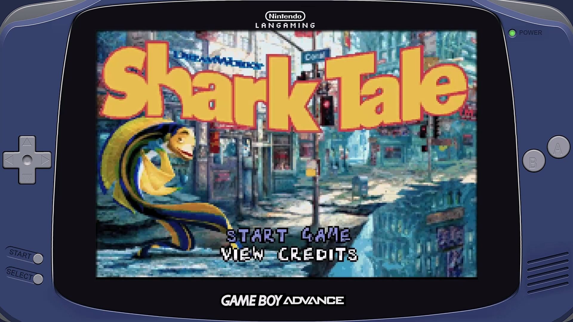 【Shark Tale 鲨鱼黑帮】GBA 怀旧掌机经典游戏永久高清收藏版【高清60帧】哔哩哔哩bilibili童年回忆