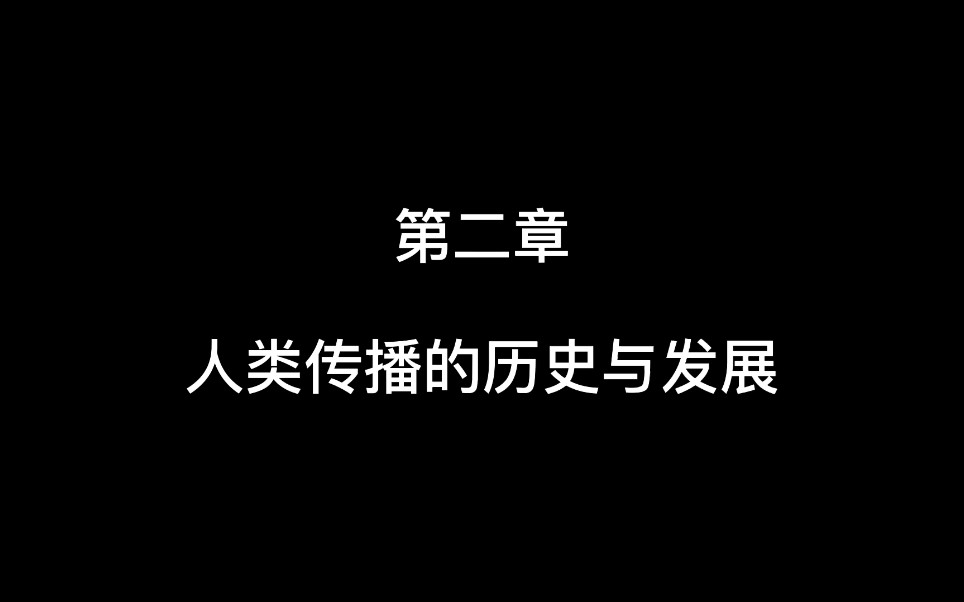 [图]新闻传播学考研必背知识点(二)《传播学教程》第二章：人类传播的历史与发展