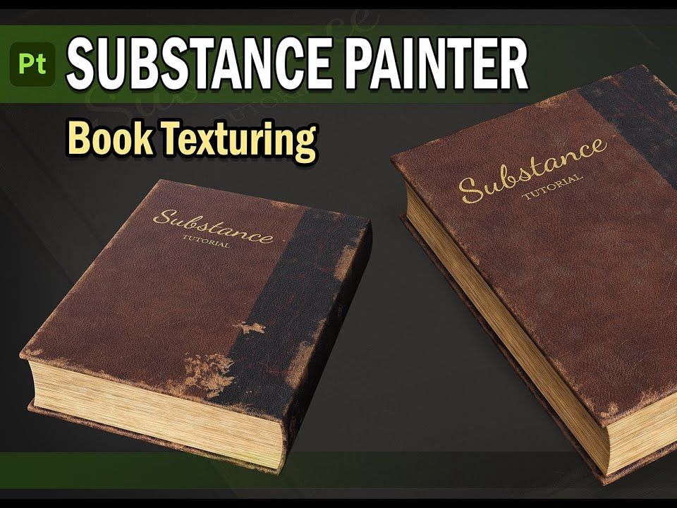 [图]Substance 3D Painter ！制作旧书纹理 ！