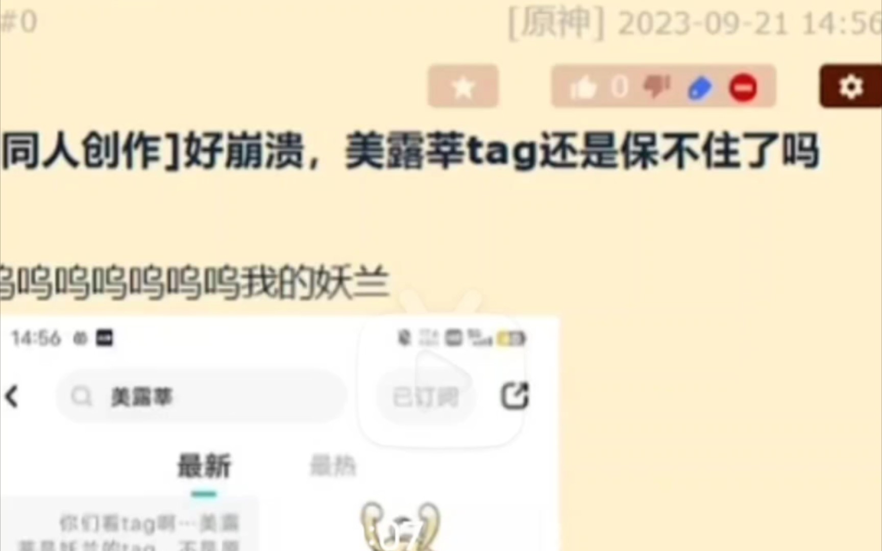 NGA fgo二创作者哭诉美露莘tag被原抢走?让我们来看看妖兰画师如何评价哔哩哔哩bilibili原神