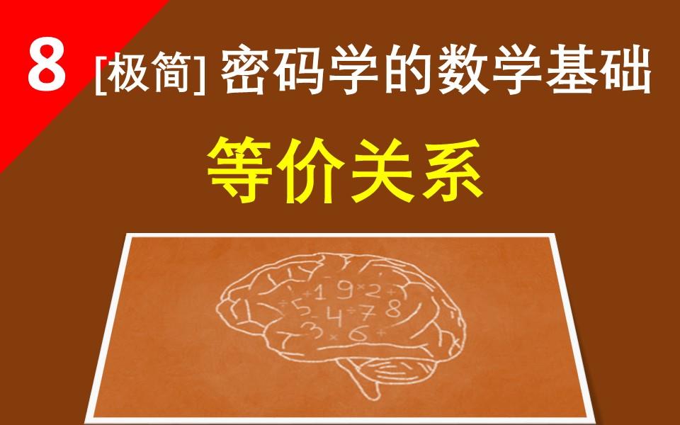 【等价关系】密码学的数学基础,新话题“同余”,坑很大!哔哩哔哩bilibili