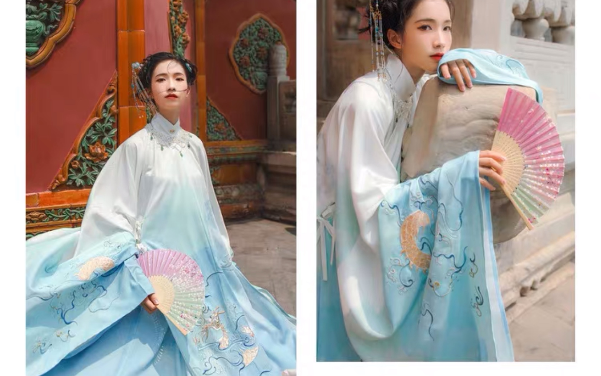 汉服开箱 汉尚华莲 南溟明制套装