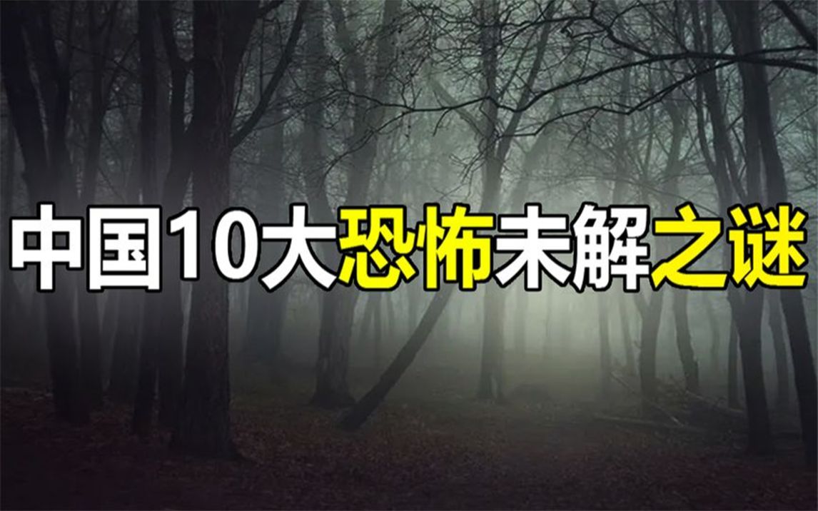 盘点中国10大未解之谜,神秘真相揭开,让人不敢相信!哔哩哔哩bilibili