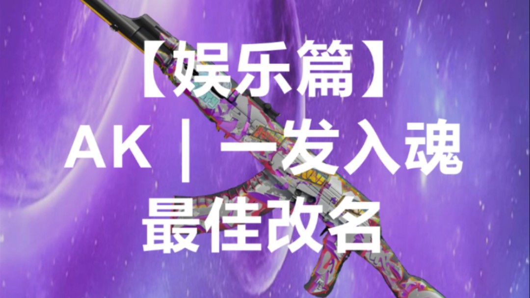 【娱乐篇】AK47 | 一发入魂 最佳改名哔哩哔哩bilibili