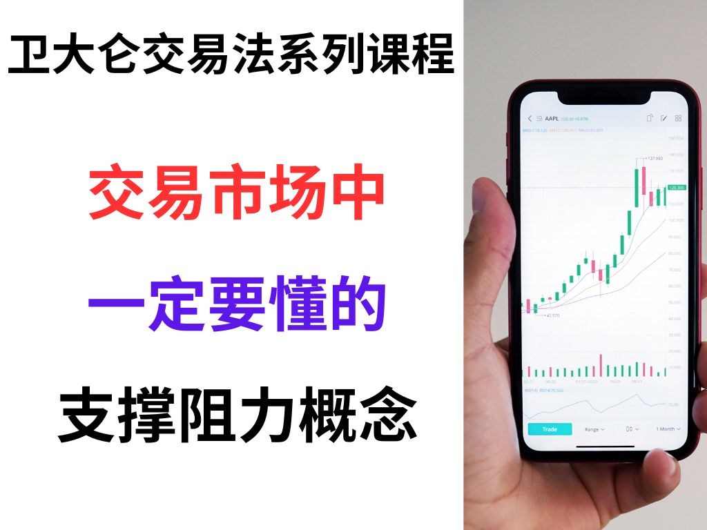 [图]《卫大仑交易法》系列课程：2.2交易支撑阻力概念|交易支撑阻力是什么|如何识别交易支撑阻力