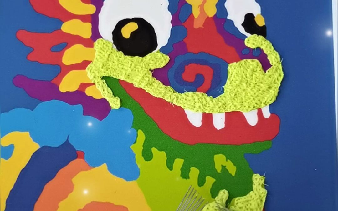 你们期待已久的"龙年系列"纸浆画来了