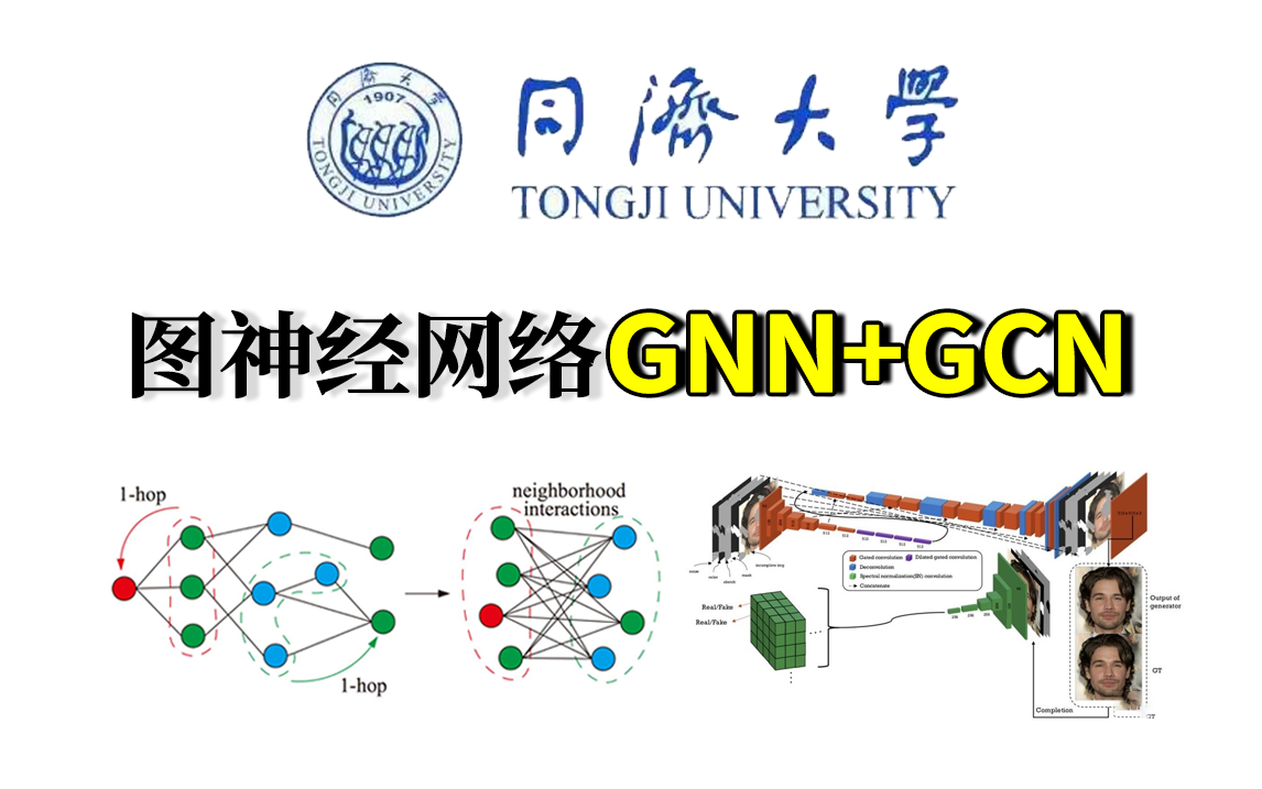 强推!2023公认最好【图神经网络GNN+GCN教程】3小时基础到实战!人工智能/神经网络/深度学习哔哩哔哩bilibili