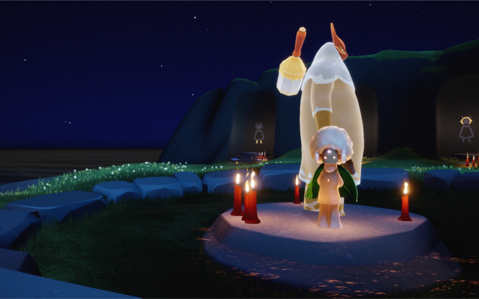 sky光遇矮人面具的可爱小细节