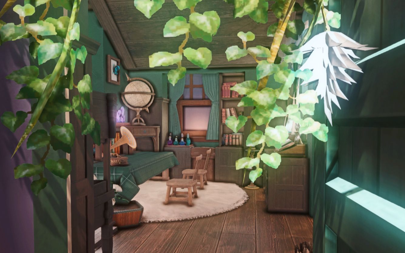 【ff14装修】s房-有三层的魔法师小屋