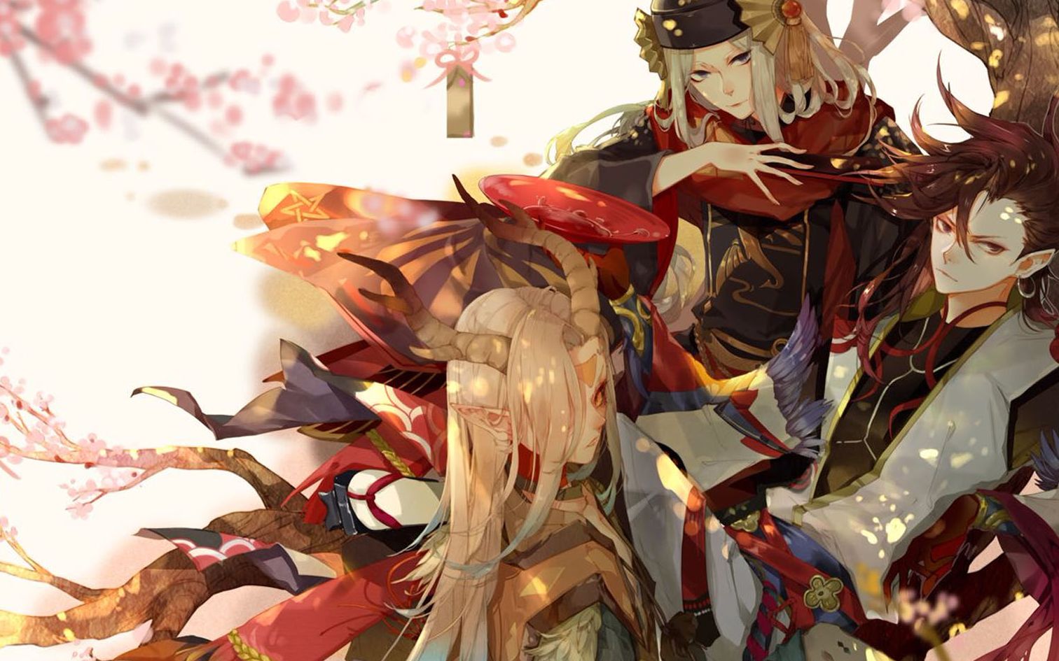 阴阳师夏日花火会cg展卷_哔哩哔哩 (゜-゜)つロ 干杯~-bilibili