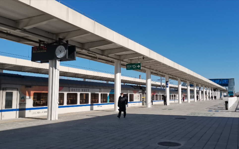 南口→青龙桥西站(北行人字形铁路换向)