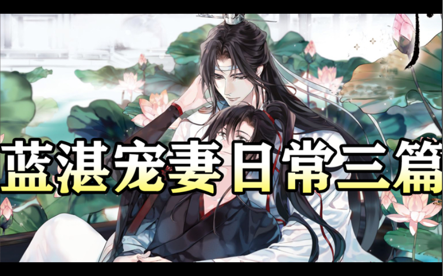 魔道甜文【蓝湛宠妻日常三篇】哔哩哔哩bilibili