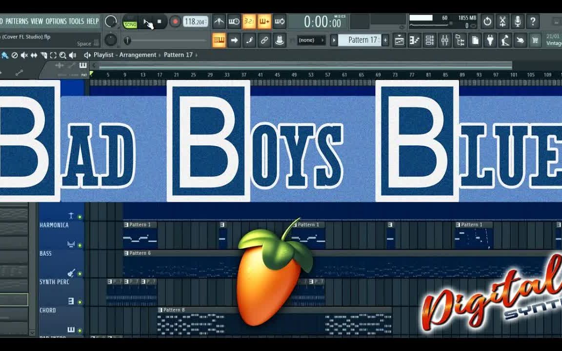 [图]80年代ITALO编曲：复刻 Bad Boys Blue - You're a woman (水果工作室 FL Studio 20.9.1)