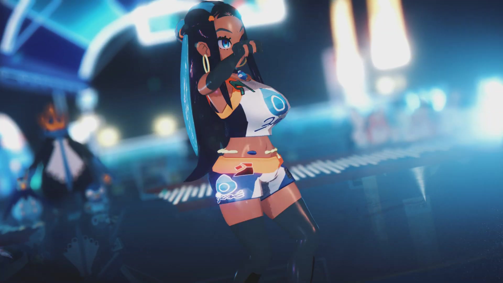 mmd宝可梦剑盾marinebloominnessa