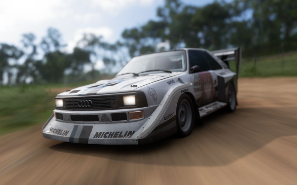 【地平线5】萌新山地竞走赛 存档丨奥迪sport quattro s1