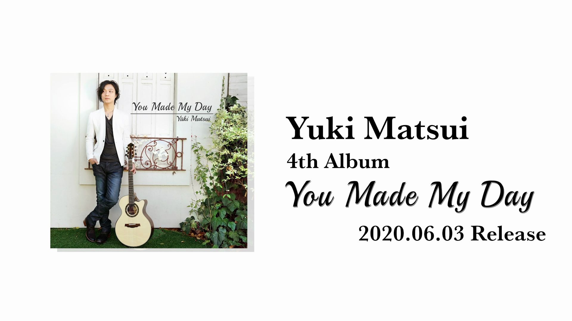 [图]松井祐贵 4th Album『You Made My Day』全曲试听