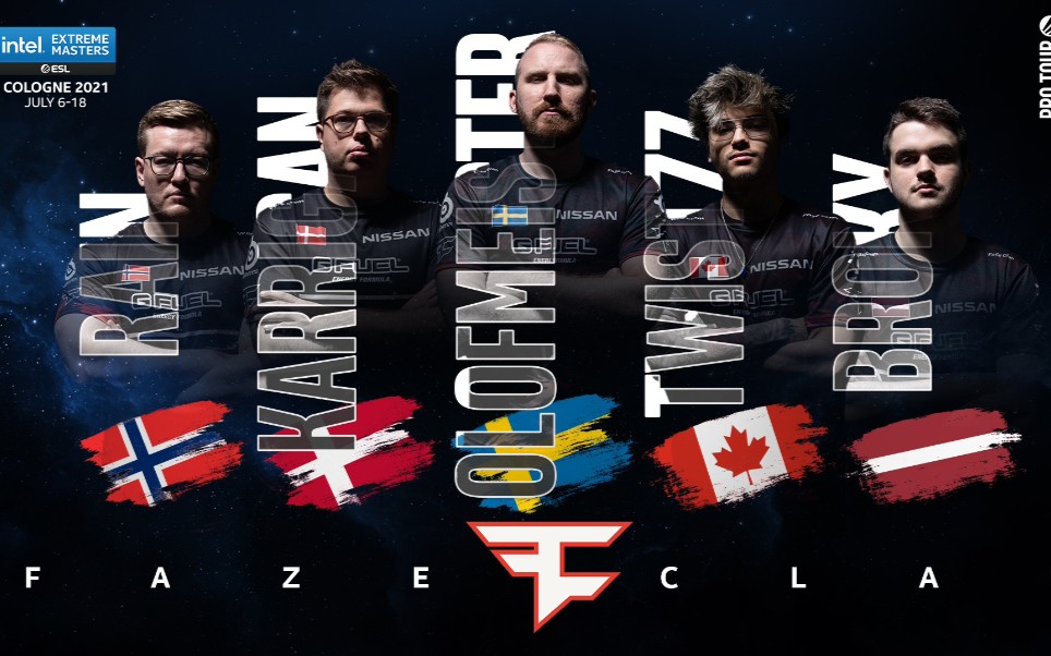 faze clan队员的steam主页设计